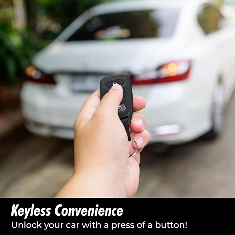 InstallGear Car Keyless Entry System - Trunk Pop with Two 3-Button Remotes - Keyless Entry Car - Door Lock/Unlock and Key Fob - Keyless Entry System Kit for Car/Auto - Image 2